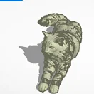 Mô hình mèo Cat flexi in 3D cử động linh hoạt độc đáo