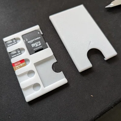Khay Đựng Thẻ Nhớ SD và microSD Gọn Gàng Tiện Lợi (In 3D)