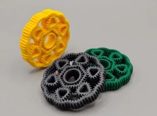 Fidget Spinner Bánh Răng Hành Tinh Hình Học - Mẫu in 3D Độc Đáo - Image 1