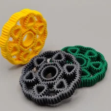 Fidget Spinner Bánh Răng Hành Tinh Hình Học - Mẫu in 3D Độc Đáo