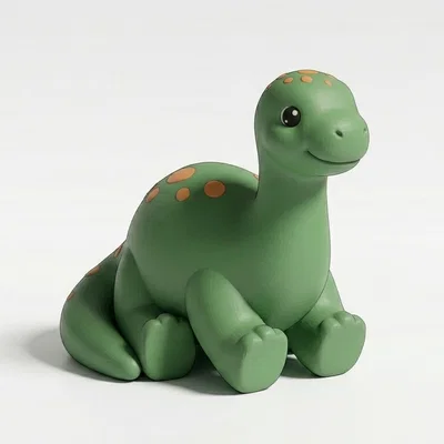 Mô hình 3D chú khủng long Brontosaurus đáng yêu cho bàn làm việc