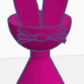 Khay đựng trứng hình thỏ (Bunny Egg Holder) in 3D dễ thương