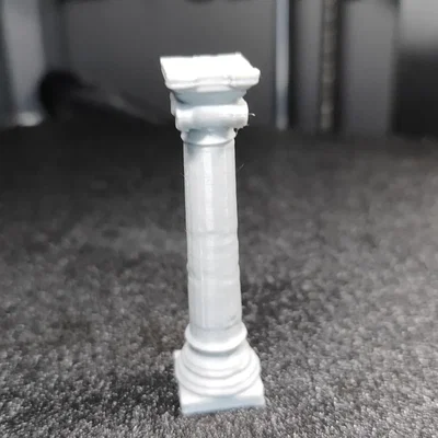 Mô hình Cột trụ Hy Lạp cổ đại (Ruined Column) in 3D nghệ thuật