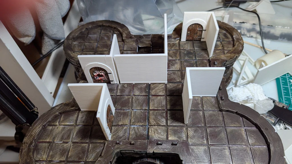 Plain Modular Terrain Walls (Tường Địa Hình Lắp Ghép Dành Cho D&D / TTRPG) - Image 1