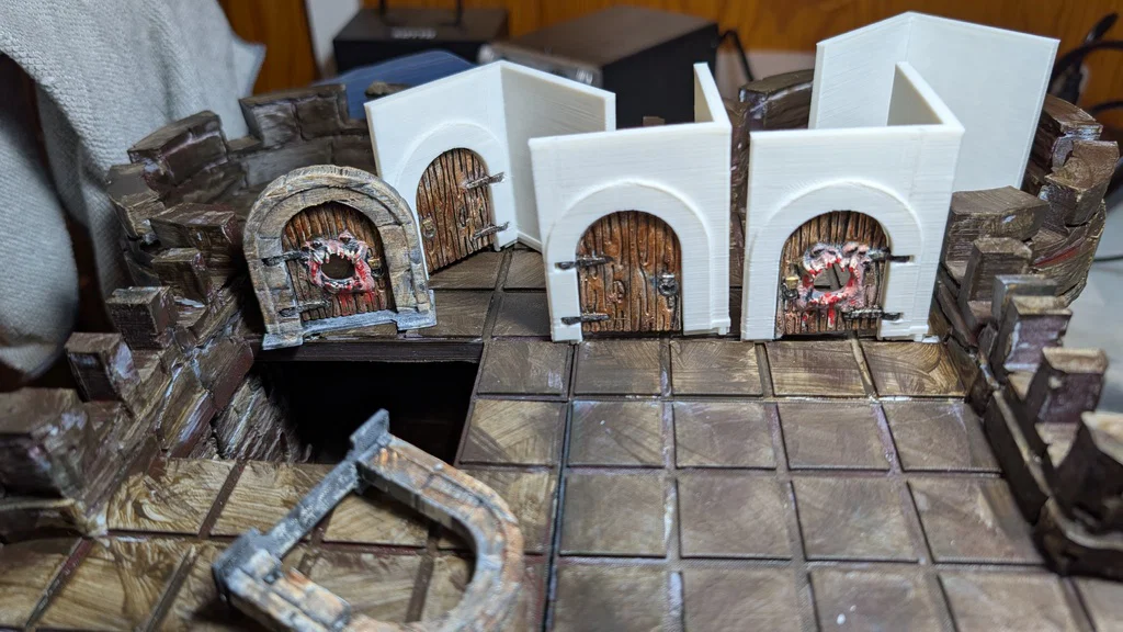 Plain Modular Terrain Walls (Tường Địa Hình Lắp Ghép Dành Cho D&D / TTRPG) - Image 2