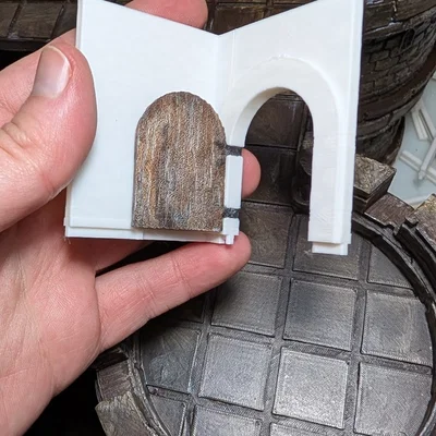 Plain Modular Terrain Walls (Tường Địa Hình Lắp Ghép Dành Cho D&D / TTRPG)