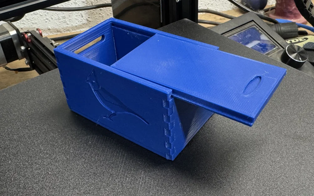 Hộp đựng đồ nắp trượt Steller’s Jay - File in 3D tiện lợi - Image 2