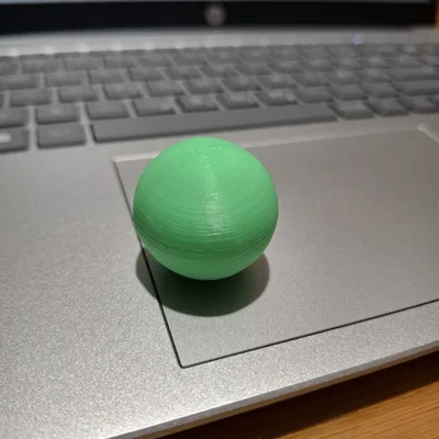 Mô hình quả bóng bàn 32mm in 3D - Phụ kiện đồ chơi sáng tạo