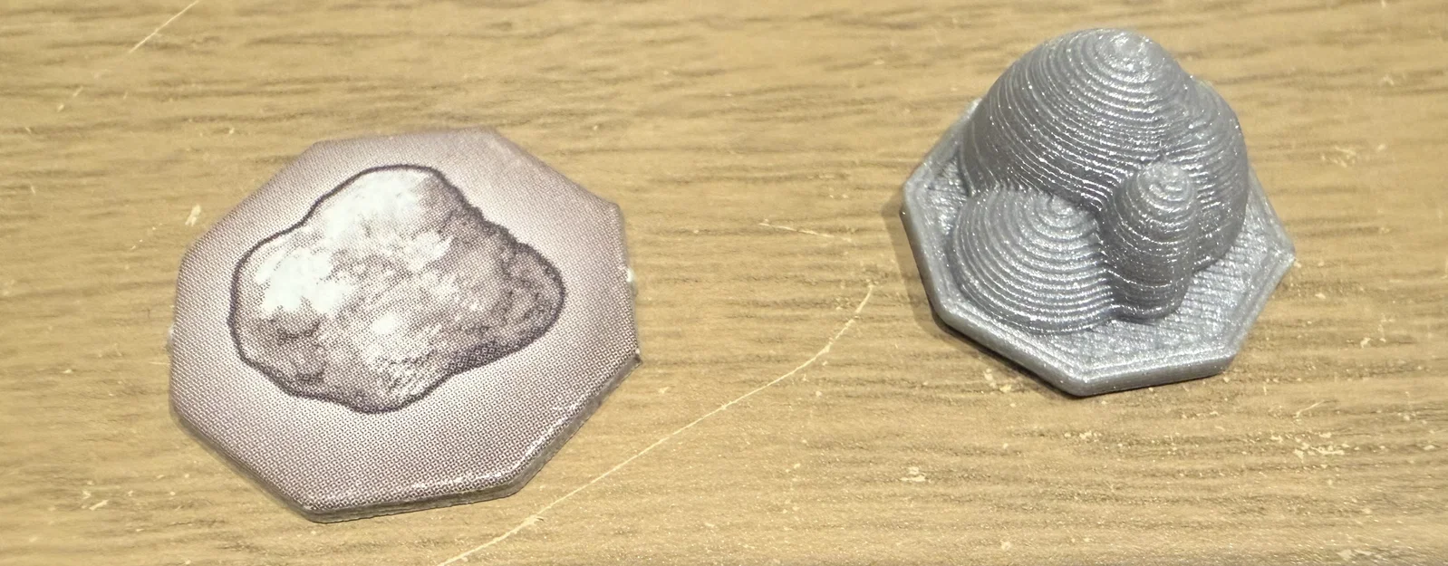 Mô hình tài nguyên Silverling cho board game Castles of Burgundy - Image 1