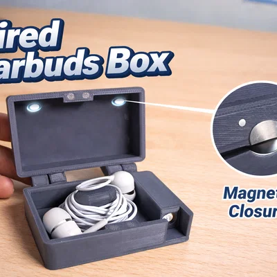 Hộp Đựng Tai Nghe Dây (Wired Earbuds Box)