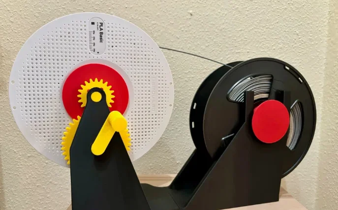 Bộ cuốn nhựa in 3D thủ công (Manual filament spool winder) - Image 1