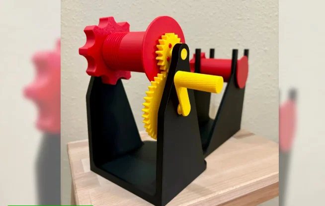 Bộ cuốn nhựa in 3D thủ công (Manual filament spool winder) - Image 2