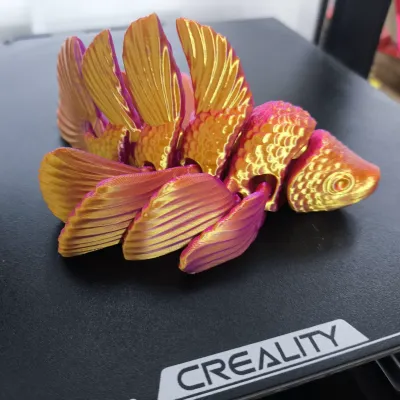 Mô hình chú cá khớp nối 3D (Articulated Fish) cực xinh xắn - Image 1