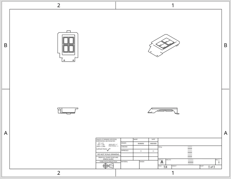 Bảng Gắn Công Tắc Toyota Cho Jeep Comanche/Cherokee MJ/XJ (Pre-89) - Image 1