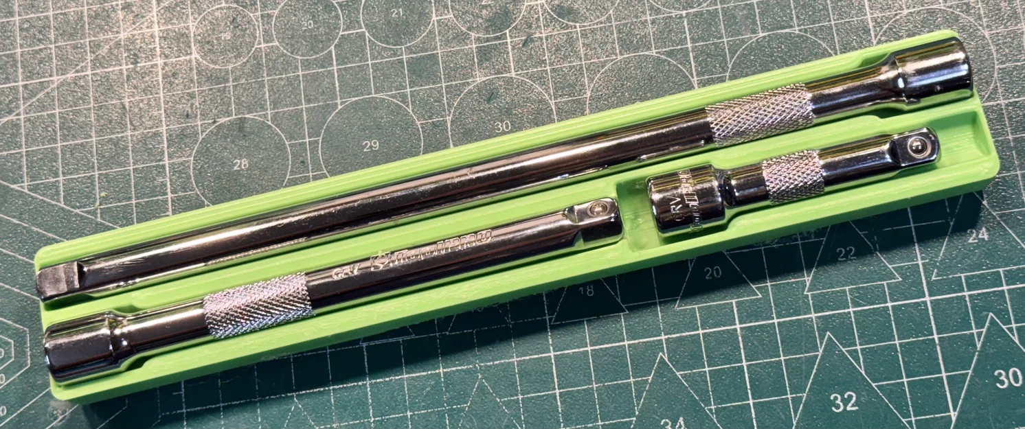 Gridfinity - Khay đựng đầu nối Socket Extender loại dài - Image 1