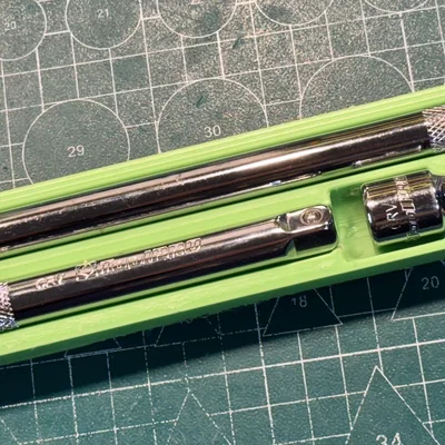 Gridfinity - Khay đựng đầu nối Socket Extender loại dài