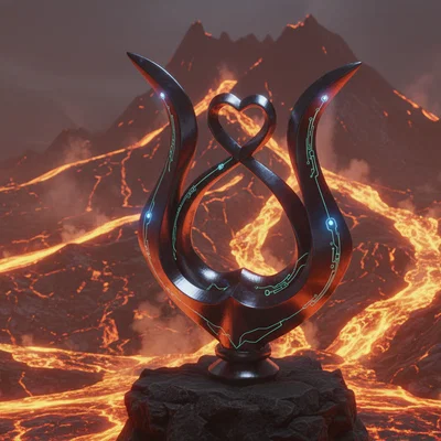 Mô hình trang trí 3D biểu tượng League of Legends đẹp mắt