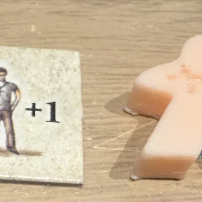 Mô hình công nhân 3D thay thế cho board game Castles of Burgundy