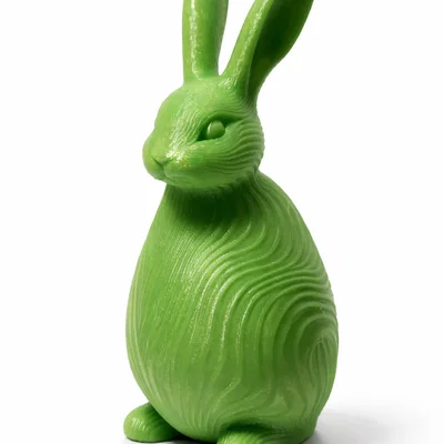Wavy Rabbit – Mô hình Thỏ trang trí vân sóng hữu cơ (Không cần giá đỡ)