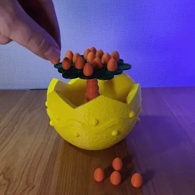 Thử thách giữ thăng bằng trứng Phục sinh (Easter Egg Balance Challenge)