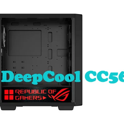 Phụ kiện trang trí case DeepCool CC560 - Logo ROG 3D