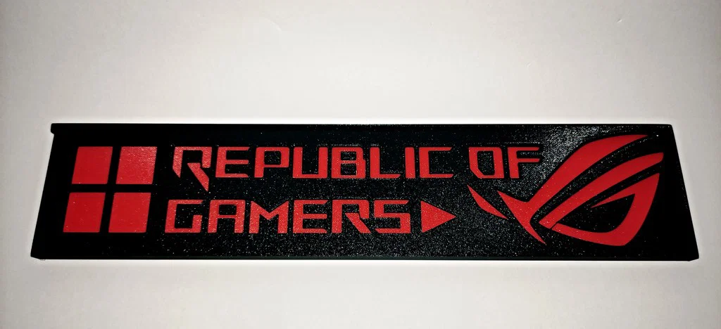 Phụ kiện trang trí case DeepCool CC560 - Logo ROG 3D - Image 4