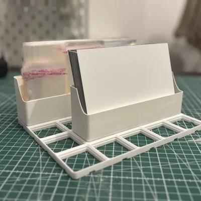 Khay Gridfinity vát chéo đựng ảnh A6 (kích thước 1x4 - 1x5)