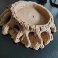 Khay đựng thức ăn cho thú cưng hình gốc cây - In 3D độc đáo - Thumbnail 3