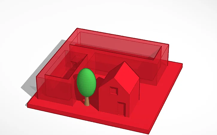 Mô hình chậu cây tự tưới kiểu ngôi nhà (House Planter) 3D - Image 1