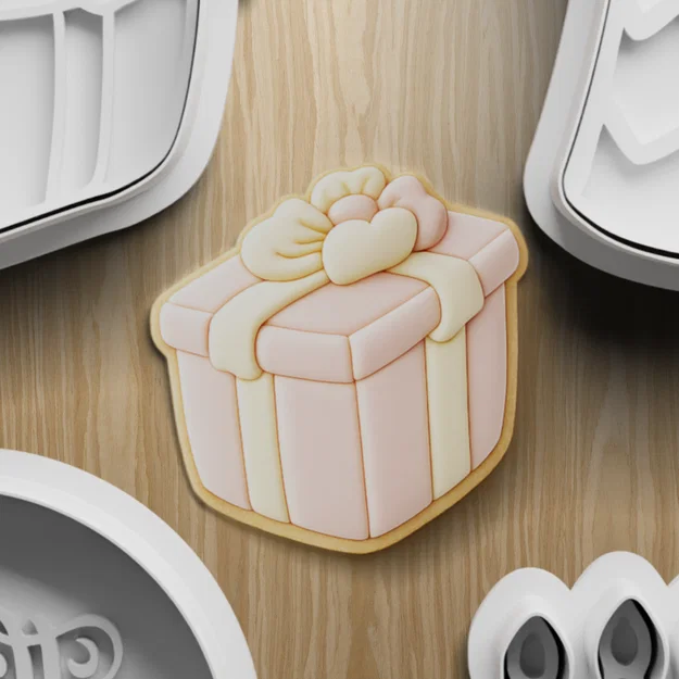 Bộ Khuôn Cắt Bánh Quy Sinh Nhật STL | Khuôn Fondant Hình Mũ, Bánh Kem, Hộp Quà | In 3D - Image 2