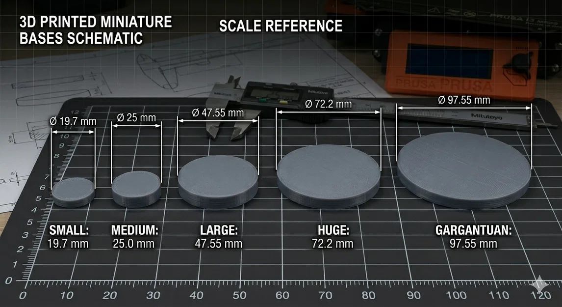 Bộ đế cho mô hình RPG (Tương thích với WotC) - Image 1