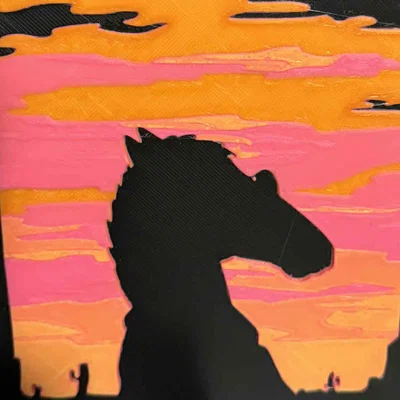 Hueforge - Tranh Bojack Horseman "It Gets Better"