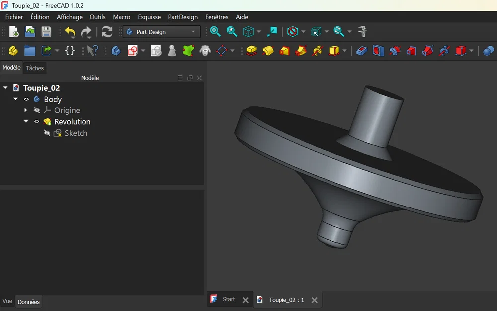 Con quay Toupie - AteNum Studio — Đồ chơi để bàn độc đáo - Image 1