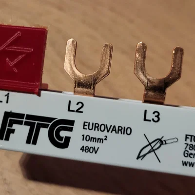 Nắp đậy thanh cái Busbar 3p dạng càng