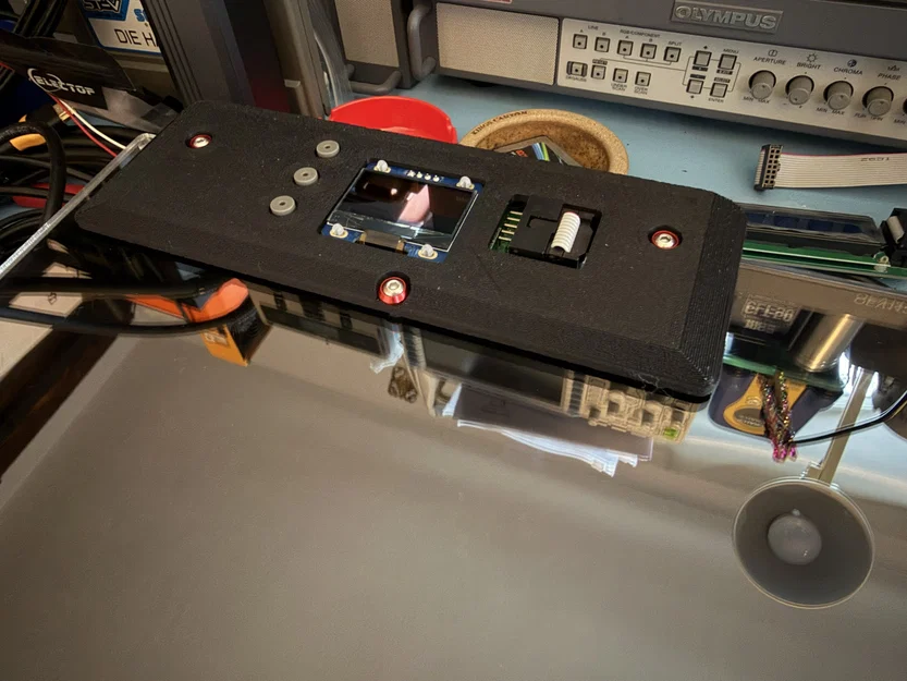 Giá gắn màn hình OLED Darksoft Sega ST-V cho vỏ acrylic Lions3 - Image 1