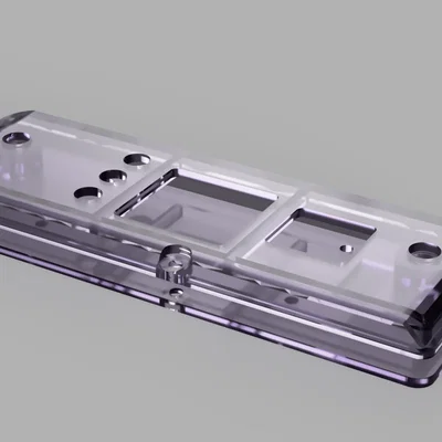 Giá gắn màn hình OLED Darksoft Sega ST-V cho vỏ acrylic Lions3