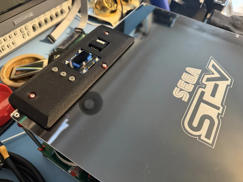 Giá gắn màn hình OLED Darksoft Sega ST-V cho vỏ acrylic Lions3 - Image 3