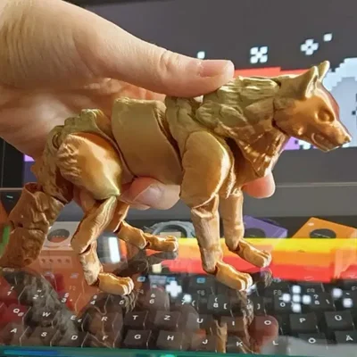Mô hình chú sói 3D giữ cốc (Wolf Cup Holder) độc đáo