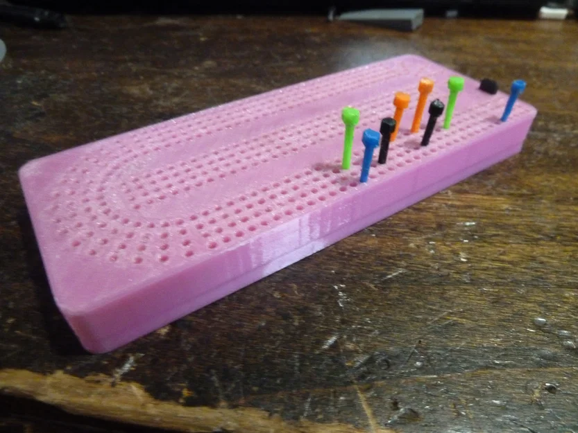 Bảng chơi bài Cribbage (Cribbage Board) - Image 1