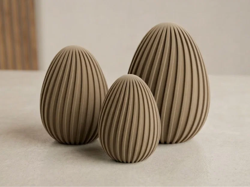 Mô hình quả trứng Phục sinh xoắn ốc (Twisty Easter egg) in 3D - Image 1