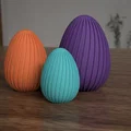 Mô hình quả trứng Phục sinh xoắn ốc (Twisty Easter egg) in 3D - Thumbnail 2