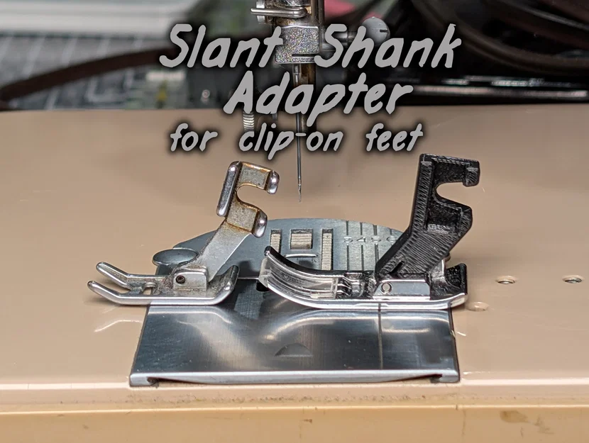 Bộ chuyển đổi chân vịt Slant-Shank sang Clip-On cho máy may - Image 1