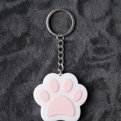 Móc khóa hình dấu chân chó dễ thương
