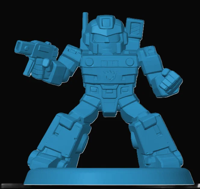 Mô hình nhân vật Chibi Long Haul - Transformers in 3D độc đáo - Image 1