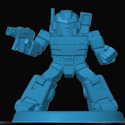 Mô hình nhân vật Chibi Long Haul - Transformers in 3D độc đáo