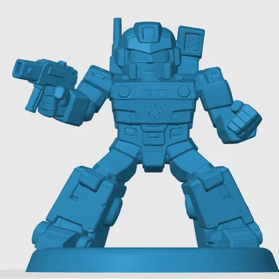 Mô hình nhân vật Chibi Long Haul - Transformers in 3D độc đáo