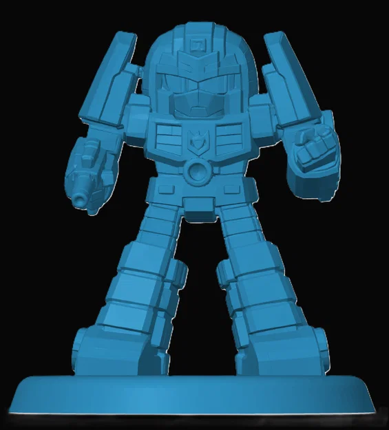 Mô hình 3D Bonecrusher phong cách Chibi cho tín đồ Transformers - Image 1