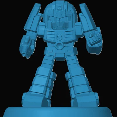 Mô hình 3D Bonecrusher phong cách Chibi cho tín đồ Transformers