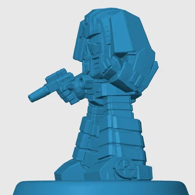 Mô hình 3D Bonecrusher phong cách Chibi cho tín đồ Transformers