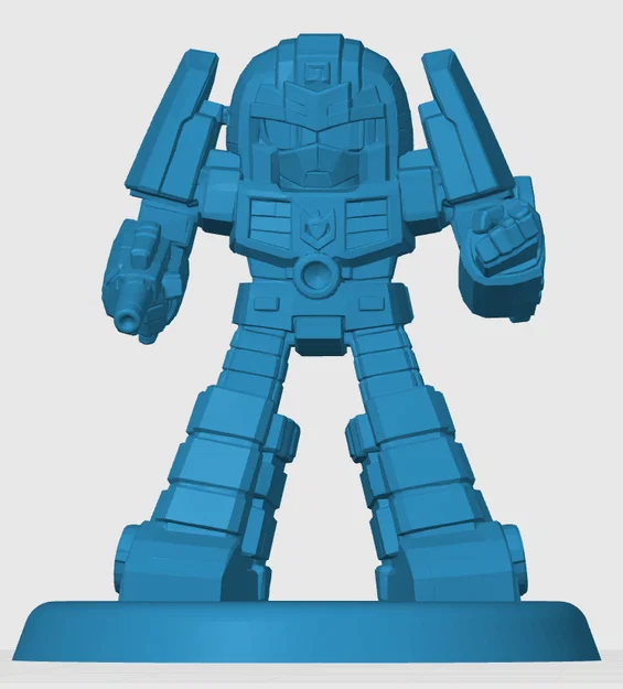 Mô hình 3D Bonecrusher phong cách Chibi cho tín đồ Transformers - Image 3